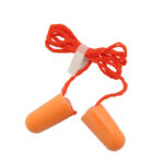 3M 1110 Soft Disposable Polyurethane Foam Corded Earplugs with Cord Noise Reduction Ear Plugs, Sound Blocking Calmer, Hearing Protection for Sleeping, Study, Work