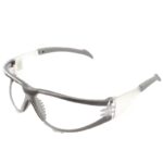 XYEHS XBA3120 Silicone Safety Glasses - Ultra-Soft Frame, Adjustable Temples & Anti-Fog Lenses