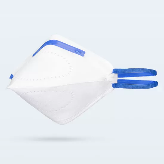 XYEHS KF-F F01(S) FFP2 4ply Foldable Face Mask, Particle Filtering Facial Half Mask, Adjustable Headband, Filtration Efficiency ≥94%, Breathable & Comfortable, Non-Sterile - Image 3